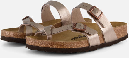 Birkenstock Mayari BF Regular Dames Slippers - Graceful Taupe - Maat 36