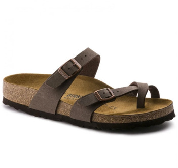 Birkenstock Mayari Dames Slippers Regular fit - Mocha - Maat 39