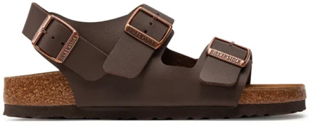 Birkenstock Milano Dames Slippers - Brown - Maat 40