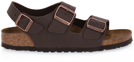 Birkenstock Milano Heren Slippers - Bruin - Maat 42