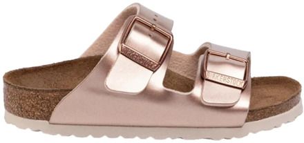 Birkenstock Pantoffel Meisjes/dames Maat 26/39  Arizona Kids Narrow Fit - Rosegold | 39