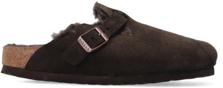 Birkenstock Pantoffels Boston Shearling VL LAF Narrow Bruin - 40