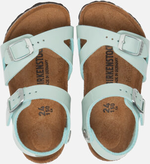 Birkenstock Rio Kids Sandalen blauw Lak Groen - 24,25,28,29