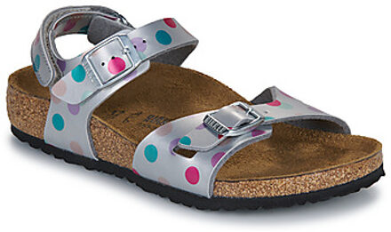 Birkenstock Sandalen BIRKENSTOCK Rio AS Kids BF Elec. Metallic SilverDots" Zilver - 27,28,29,31,33,34,35