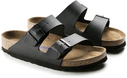 Birkenstock Slipper Arizona 551253 Zwart Smal Zacht Voetbed