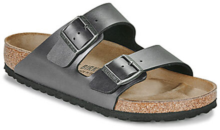 Birkenstock Slippers BIRKENSTOCK Arizona BF Metallic Black" Zwart - 36,37,38,39,40,41