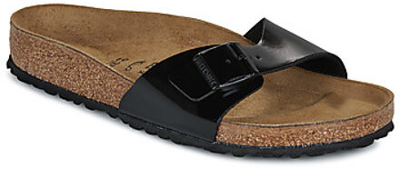 Birkenstock Slippers BIRKENSTOCK Madrid BF Patent Black" Zwart - 40,41