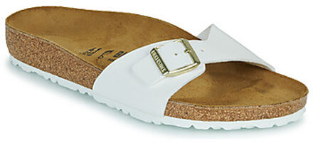 Birkenstock Slippers BIRKENSTOCK Madrid BF Patent White" Wit - 37,38,41