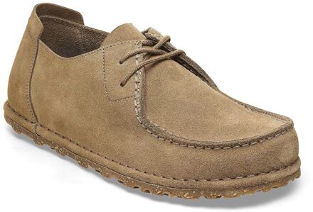 Birkenstock Utti Suede Heren Veterschoenen Taupe Bruin - EU 43