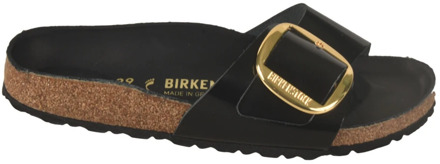 Birkenstock Zwarte Sandalen voor Vrouwen Birkenstock , Black , Dames - 40 Eu,41 Eu,36 Eu,38 EU