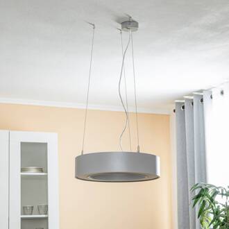 Biro Cirkel UpDown DALI zilver 830 45cm zilver gestructureerd