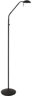 Biron vloerlamp zwart kunststof 145 cm hoog