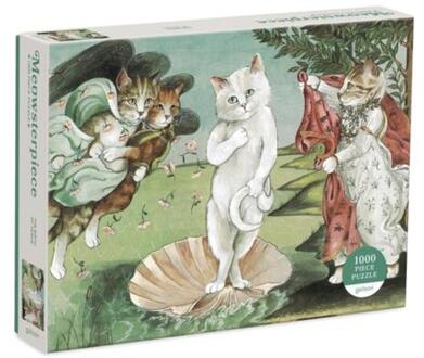 Birth Of Venus Meowsterpiece Of Western Art 1000 Piece Puzzle - Galison (ISBN: 9780735368088)