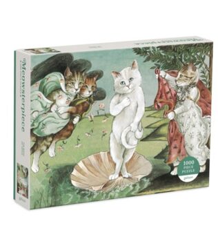 Birth Of Venus Meowsterpiece Of Western Art 1000 Piece Puzzle - Galison