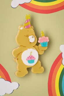 Birthday Bear's Cake Broche Beige/Multicolour