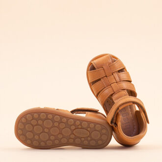 Bisgaard Sandal carly kids meisjes leer Klaproos - 21