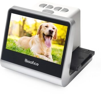Bisofice Film and Slide Scanner 5inch LCD Screen 16GB Memory Free APP