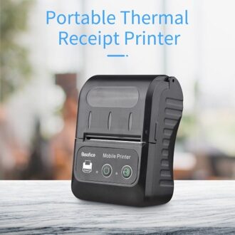 Bisofice Portable 58mm Receipt Thermal Printer with 11 Thermal Paper Roll