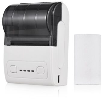 Bisofice Portable Mini Thermal Printer 2 inch Wireless USB Receipt Bill Ticket Printer with 57mm Print Paper Roll