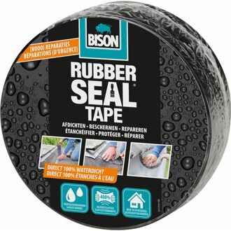 Bison 1x Bison Rubber Seal Tape 7,5 cm x 5 meter - Tape (klussen)