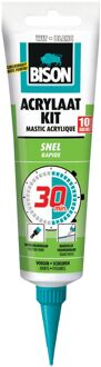 Bison Acrylaatkit 30 Minuten 150 ml wit