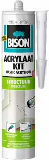 Bison Acrylaatkit Structuur - Wit - 310 ml