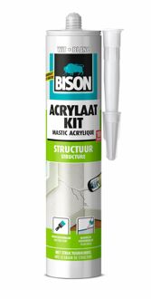 Bison Acrylaatkit Structuur - Wit - 310 ml