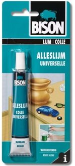 Bison alleslijm / knutsellijm - 25 ML - transparant/ waterbestendig