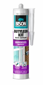 Bison Butyleenkit - 310 ml - Wit