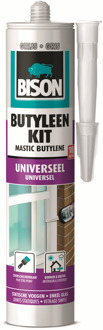 Bison Butyleenkit Grijs - 310 ml