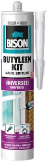 Bison Butyleenkit Grijs - 310 ml