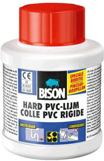 Bison hard PVC lijm busje van 100 ml - Montage lijmen - Watervaste lijm