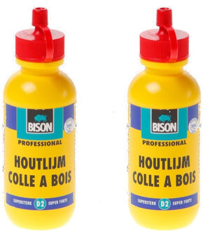 Bison houtlijm - 2x - supersterk - 75 gram - klussen