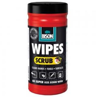 Bison reinigingsdoek Wipes Scrub 40 stuks