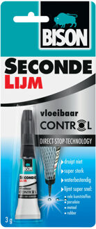 Bison secondelijm vloeibaar control 3 gr
