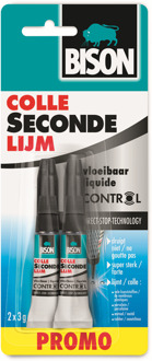Bison secondelijm vloeibaar control 3 gr
