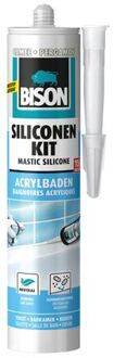 Bison Siliconenkit Acrylbaden Koker - Camee  - 310 ml