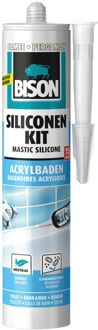 Bison Siliconenkit Acrylbaden Koker - Camee  - 310 ml