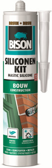 Bison Siliconenkit Bouw 310 ml bruin