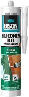 Bison Siliconenkit Bouw 310 ml grijs