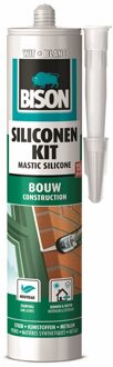Bison Siliconenkit Bouw Koker - Wit - 310 ml