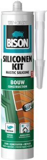 Bison Siliconenkit Bouw Koker - Wit - 310 ml