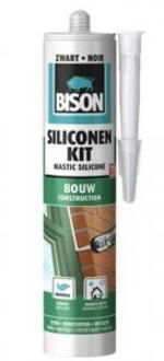 Bison Siliconenkit Bouw Koker - Zwart - 310 ml