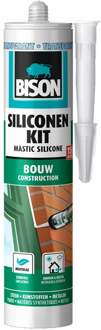 Bison Siliconenkit Bouw Transparant Koker 300 ml