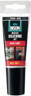 Bison Siliconenkit High Temp Zwart Tube 60 ml