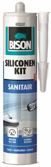 Bison Siliconenkit Sanitair 310 ml grijs