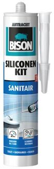Bison Siliconenkit Sanitair Koker - Antraciet - 310 ml
