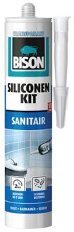 Bison Siliconenkit Sanitair Koker - Transparant - 310 ml