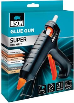 Bison super lijmpistool (11mm lijmstick) zwart