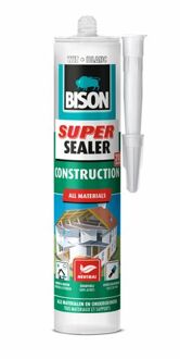 Bison Super Sealer Construction Koker Wit 290 ml